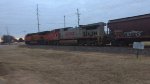 BNSF grain shuttle with a fakebonnet
